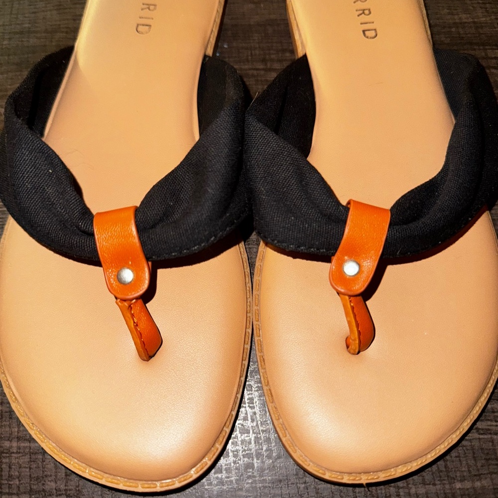Stylish Black and Tan Torrid Women's Sandals